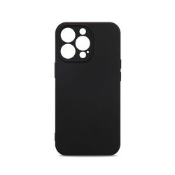 Capa de Silicone Mole para Apple iPhone 13 Pro Preto Capa de Silicone Mole para Apple iPhone 13 Pro Preto